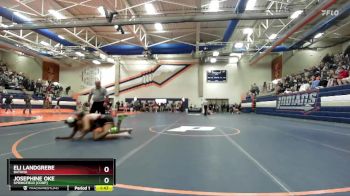 125 lbs Cons. Round 3 - Josephine Oke, Springfield [Coop] vs Eli Landgrebe, Batavia