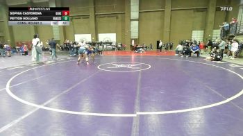 190 lbs Cons. Round 3 - Sophia Castorena, Goddard vs Peyton Holland, Francis Howell Central