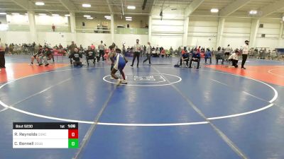 124 lbs Round Of 16 - Ramon Reynolds, Concord NH vs Cameron Bonnell, Doughboys WC