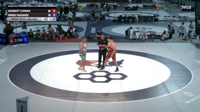 285 lbs Cons. Sub-semis - Garrett Cowan, North Dakota vs Kriss Vazquez, Wisconsin