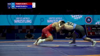 70 kg 1/4 Final - Tulga Tumur Ochir, Mongolia vs Akaki Kemertelidze, Georgia