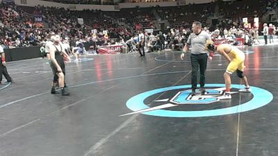 4A 138 lbs Quarterfinal - Matthew Longdon, St. Pius X vs Jayden Padilla, Belen
