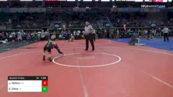 76 lbs Quarterfinal - Jayden Melton, Irish Outlaws vs Grant Shea, Fox Valley Elite Wrestling