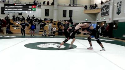 215 lbs Quarterfinal - William Buffington, Taunton vs Anthony Gordaner, Cumberland