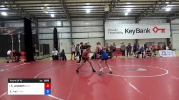 55 kg Round Of 16 - Alexander Logsdon, Cougar Wrestling Club vs Brandon Hall, Dubuque RTC