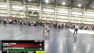 135 lbs Quarterfinal - Martin Rodriguez, Layton vs Lane Capps, Park City