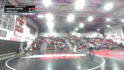 120 lbs 1st Place Match - Teran Tracy, Raft River vs Sebastian Guitron, Glenns Ferry