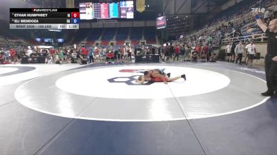 106 lbs Cons. Rd Of 16 - Ethan Humphrey, IA vs Eli Mendoza, CA