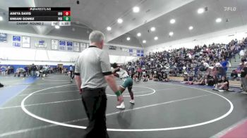 130 lbs Champ. Round 2 - Ainiya Davis, Irvine vs Eneani Gomez, Pacifica/Oxnard