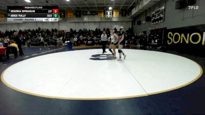 145 lbs Champ. Round 1 - Jeszika Spraglin, Cypress vs Jerzi Tully, Excelsior Charter