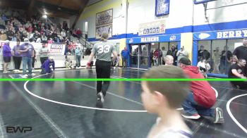 45 lbs Quarterfinal - Lawson Bohner, Buck Pride Wrestling vs Cole Carter, Hilldale Youth Wrestling Club