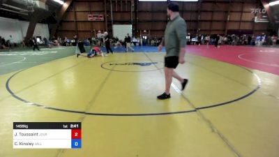 145B kg Final - Jon Toussaint, Journeymen vs Colin Kinsley, Valley Central / Deep Roots