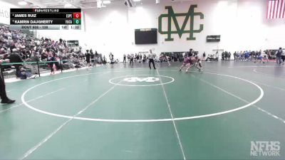 138 lbs Semifinal - Kamrin Daugherty, Yucaipa vs James Ruiz, Esperanza