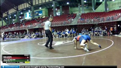 100 lbs Round 4 (8 Team) - Eva Lucios, Manhattan HS vs Delilah Walker, Kearney Girls