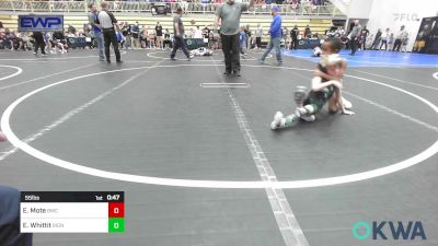 55 lbs Consi Of 8 #1 - Elijah Mote, Bartlesville Wrestling Club vs Elliot Whittit, Iron Grapplers Wrestling Club