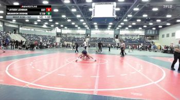 157 lbs Champ. Round 2 - Branson Dodge, Funky Monkey vs Ayden Lehman, Cumberlands (Ky.)