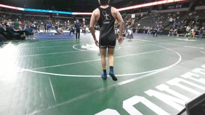 215 lbs Round Of 32 - Luke Borelli, Los Banos (SJ) vs Kaden Curry, St. John Bosco (SS)