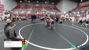 67 lbs Consolation - Titus Kellogg, Smith Wrestling Academy vs Gunner Leverich, Cushing