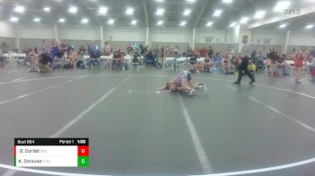 120 lbs Quarterfinal - Bam Cordel, Rebellion/kraken vs Kellen Smouse, Eastside Youth Wrestling