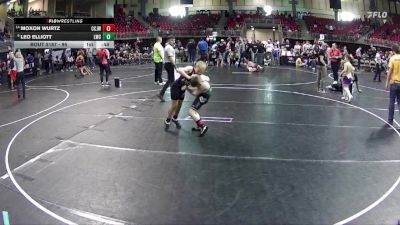 95 lbs Quarterfinal - Moxon Wurtz, Central City JR. Wrestling vs Leo Elliott, Louisville Wrestling Club