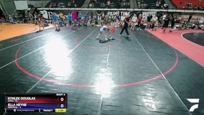 81 lbs Round 1 (8 Team) - Kynlee Douglas, Utah vs Ella Heyne, Montana