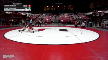 120 lbs Rr Rnd 3 - Jenica Mehtala, Mcloud HS Girls vs Kyla Voorhees, Duncan Lady Demons