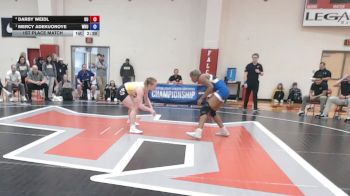 160 lbs 1st Place Match - Mercy Adekuoroye, Wayland Baptist University vs Darby Weidl, Ottawa University