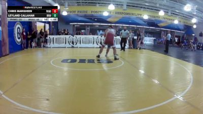 285 lbs Round 1 (8 Team) - Leyland Callahan, Braves WC vs Chris Marqueen, Palm Harbor WC