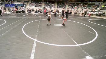 60 lbs Quarterfinal - Zayden Jones, Cushing vs Dominic Simonds, Catoosa Youth Wrestling