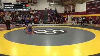 100 lbs 7th Place Match - Emma Moore, Walton-Verona vs Piper Eller, Corner Canyon