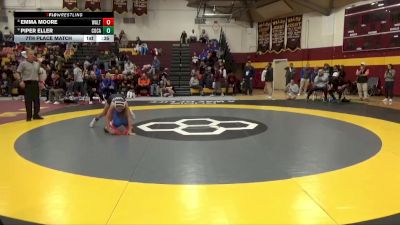 100 lbs 7th Place Match - Emma Moore, Walton-Verona vs Piper Eller, Corner Canyon
