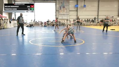 92 lbs Round 5 - 4:00pm Saturday - Preston Dorn, PA Gold vs Nolan Demarest, CTWHALE
