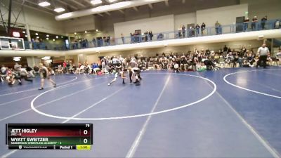 75 lbs Finals (2 Team) - Jett Higley, JWC vs Wyatt Sweitzer, Sanderson Wrestling Academy