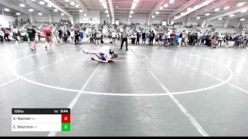 106 lbs Consi Of 64 #1 - Kaden Nieman, WV vs Cash Waymire, TN