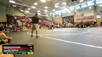 138 lbs Round 1 (10 Team) - Roland Castillo, Spring Valley vs Cristian Ballenger, Cheyenne