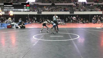 6-8 80 Semifinal - Eli Barrett, Grizzly Wrestling Club vs Patrick York, Hickory Wrestling Club