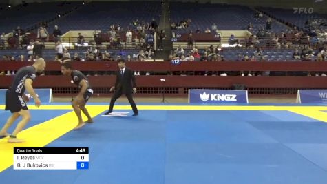 Israel Reyes vs Bradley J Bukovics 2024 Pan IBJJF Jiu-Jitsu No-Gi Championship