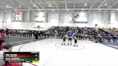 76 lbs Semifinal - Trey Milner, Fulton Wrestling vs Enzo Chakides, Bears Of Brewster Wrestling