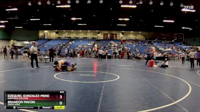 215 lbs Cons. Round 1 - Ezequiel Gonzalez-mendez, Northern Guilford vs Brandon Macon, Green Hope