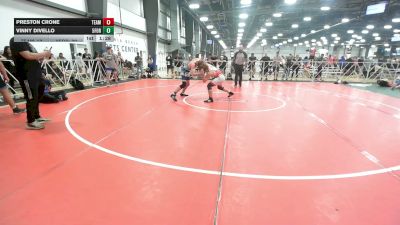 152 lbs Rr Rnd 3 - Preston Crone, Team Dark Horse Black - HSB vs Vinny DiVello, 5forty Brawlers - HSB