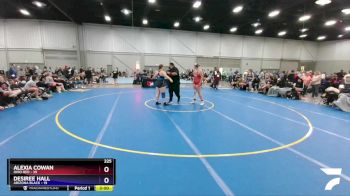 225 lbs Round 2 (8 Team) - Alexia Cowan, Ohio Red vs Desiree Hall, Arizona Black