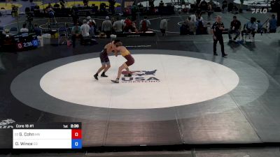 150 lbs Cons 16 #1 - Gabriel Cohn, MN vs Dj Wince, CO