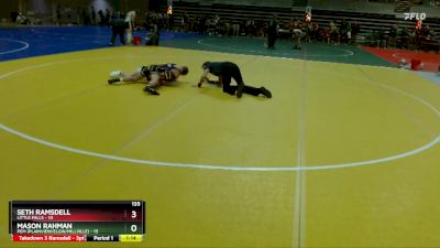 135 lbs Semis & 1st Wrestleback (8 Team) - Mason Rahman, PEM (Plainview/Elgin/Millville) vs Seth Ramsdell, Little Falls