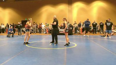 130 lbs Champ. Rd Of 16 - Camryn Sherman, Bear Cave vs Payton Hinkle, Misfits Girls Wrestling