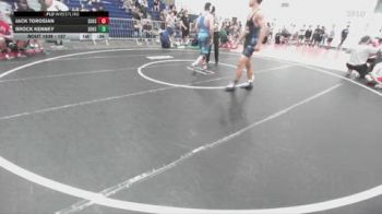 157 lbs Cons. Round 7 - Brock Kenney, Trabuco Hills vs Jack Torosian, World Team Training Center