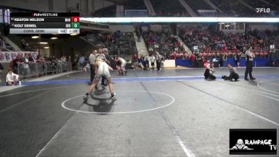 115 lbs Cons. Semi - Kolt Demel, Derby vs Keaton Nelson, Manhattan