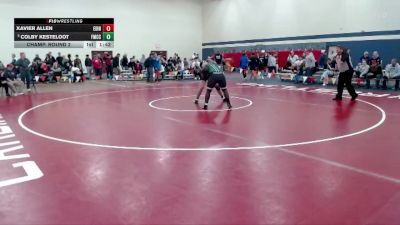 285 lbs Champ. Round 2 - Colby Kesteloot, Fulda-Murray Cty Central vs Xavier Allen, Edina