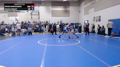 138 lbs Champ. Round 1 - Riggin Montgomery, Brothers Of Steel Wrestling Club vs Mason Wright, Suples Wrestling Club