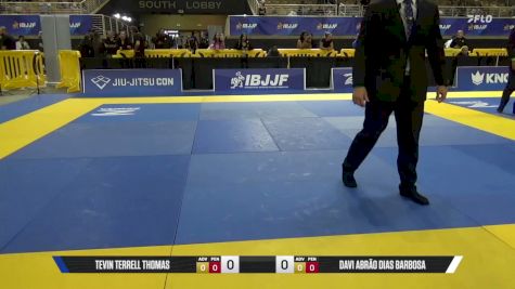 Davi Abrão Dias Barbosa vs Tevin Terrell Thomas 2026 Pan Jiu Jitsu IBJJF Championship
