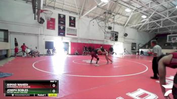 197 lbs Champ. Round 1 - Joseph Robles, Victor Valley College vs Ahmad Wahedi, Sacramento City College